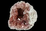 Pink Amethyst Geode Section - Argentina #124163-1